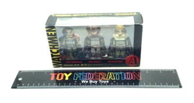 Watchmen KUBRICK 3 PC Set A The Comedian, Nite Owl II, Ozymandias Foto 1 de 4