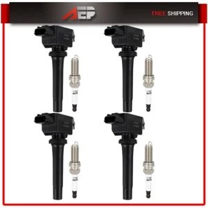 4 For Toyota Yaris iA 2018 2017 Scion iA 2016 1.5L Ignition Coils & Spark Plugs - Picture 1 of 6