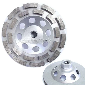 5” Double Row Concrete Diamond Grinding Cup Wheel 20seg 5/8"-11 Arbor - Picture 1 of 3