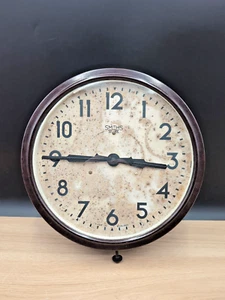 Vintage Smiths Sectric Electric Wall Clock Bakelite Factory School Railway - Picture 1 of 14