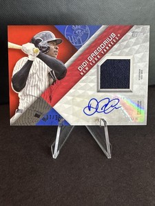 2018 Topps Major League Material Autographs Didi Gregorius Patch #d’  7/25!