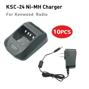 10PC KSC-24 Szybka ładowarka do radia KENWOOD TK190 TK290 TK390 TK280 TK380 TK480 - Zdjęcie 1 z 12