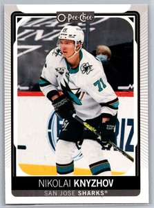 2021-22 O-Pee-Chee Nikolai Knyhov San Jose Sharks #334