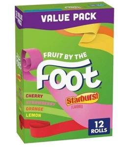 Fruit by the Foot Fruit Flavored Snacks, Starburst, Variety Pack, 12 ct, Free Sh - Picture 1 of 7