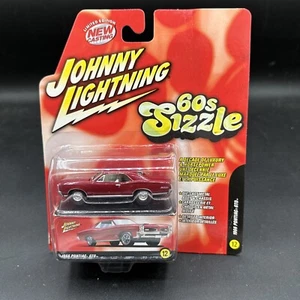 2005 Johnny Lightning RED 1966 PONTIAC GTO 60s Sizzle #12 FREE SHIPPING - Picture 1 of 4