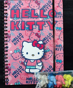 **HELLO KITTY - Kladde***4 Radiergummis Motiv "ELEFANT" neu und ungebraucht - Picture 1 of 1