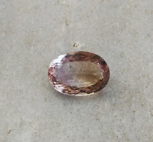10.53 Ct Natural Top Quality Ametrine Bi-Color Oval Cut Loose Gemstone Untreated - Picture 1 of 10