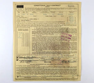 Buick 1941 sedán de 8 cilindros modelo 41 GM contrato de venta Florida - Imagen 1 de 5