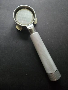 54mm 3 Ears Bottomless Portafilter with Alloy Handle Stainless Steel Head A9P4 - Picture 1 of 5