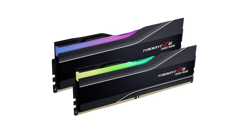 4713294234551 G.SKILL Trident Neo AMD RGB DDR5 2x24GB 6400MHz CL32 EXPO Black G. - Image 1 of 4