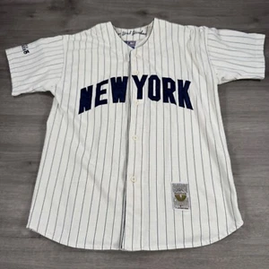 Camiseta vintage de los Yankees de Nueva York Cooperstown 1923 a rayas para hombre XL - Imagen 1 de 9