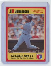 1991 Jimmy Dean George Brett Kansas City Royals #12 OF 25