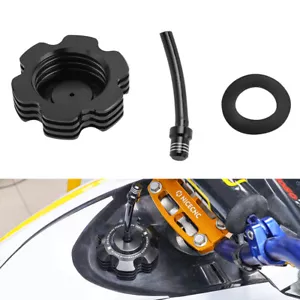 For YAMAHA RAPTOR 700 YFM700 Fuel Tank Gas Cap w/ Breather Vent 2011-2025 Black - Picture 1 of 7