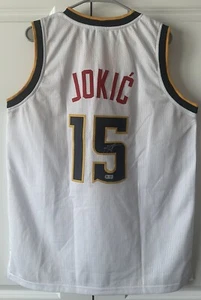 NIKOLA JOKIC AUTOGRAPHED DENVER NUGGETS CUSTOM JESERY JOKIC COA - Picture 1 of 3