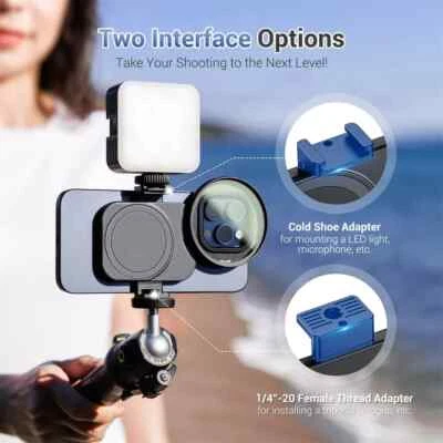 Magnetic 67mm Lens Filter Adapter Mount Kit for iPhone 15 14 Pro Max Magsafe - Image 1 of 4
