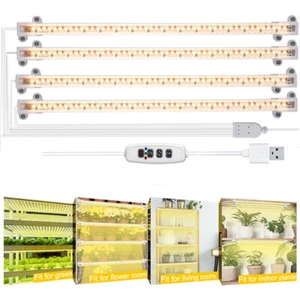 30CM Dimmable USB Led Grow Light Bar Strip Tube Lamp for Hydroponics Sunlight - Picture 1 of 11