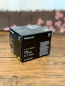 Panasonic LUMIX H-X015-K LEICA DG SUMMILUX 15mm/F1.7 ASPH. lens BLACK - Picture 1 of 2