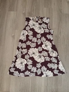 IVY ROAD Damen Kleid Blumen Stretch Größe XL Ärmellos H32 - Bild 1 von 3