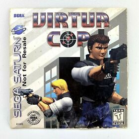 Virtua Cop Sega Saturn Not For Resale Version Disc With Sleeve Tested Working