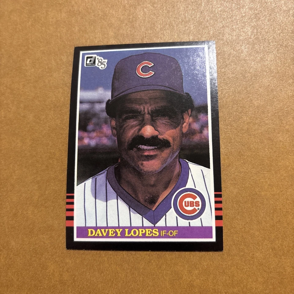 1985 Donruss Davey Lopes #604 Chicago Cubs - Image 1 of 1