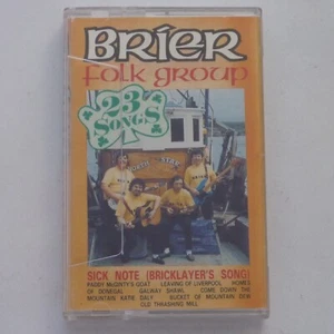 Brier Folk Group – 23 Songs Cassette Album 1990 Irish Folk Music Homespun Outlet - Imagen 1 de 8
