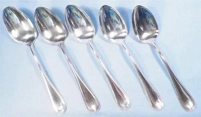 Cucharas sopera coloniales Rogers & Son de 5 Wm plateadas cucharada Oneida 1895 Foto 1 de 4