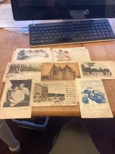 Große Sammlung antiker Ende 1800er Anfang 1900er Deutsche überwiegend Postkarten.Gruss - Bild 1 von 5