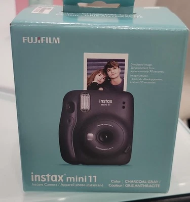 Cámara fotográfica instantánea Fujifilm instax mini 11 - carbón la correa de la cámara se pierde Foto 1 de 4
