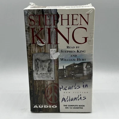Stephen King Hearts in Atlantis 16 Cassette Tapes Audio Book Sealed New - Image 1 of 4