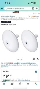 Ubiquiti Networks NanoBeam ac Gen2 airMAX CPE z dedykowanym radiem Mngmnt - NBE-5AC-GEN2 - Zdjęcie 1 z 6