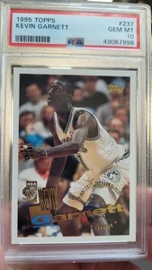 1995 Topps Kevin Garnett Rookie #237 RC - PSA 10 - Picture 1 of 3