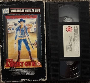 The Angry Gun VHS Cardboard Sleeve PAL Warad Video 1986 (untested) - Picture 1 of 5