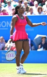 Vestido de tenis para mujer Nike Smash tejido con volantes Serena Williams 2011 mediano - Imagen 1 de 6