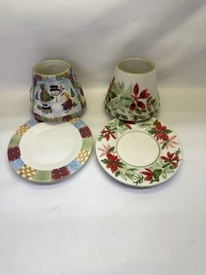 Yankee Candle Tarro Pequeño Sombra Topper y Plato **Tú eliges** Foto 1 de 4