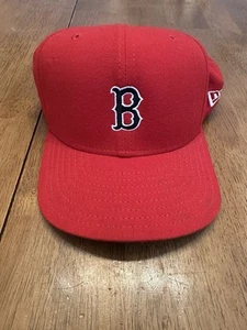 Boston Red Sox New Era Fitted Hat Size 7 Wool - Bild 1 von 3