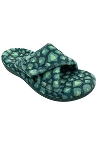 Vionic Women's Adjustable Strap Slippers Relax Posey Green - Picture 1 of 3