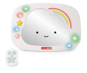Skip Hop Baby Car Mirror, Silver Lining Cloud Entertainment Mirror - Picture 1 of 7
