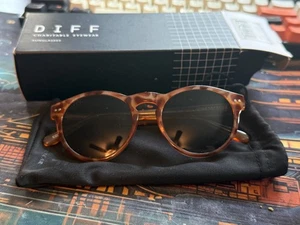 DIFF Eyewear CODY Schildkrötenpanzer polarisierte Sonnenbrille NEU IM KARTON Unisex 115 $ - Bild 1 von 2