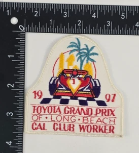 Vintage 1997 Toyota Grand Prix of Long Beach Cal Club Worker Patch Embroidered - Picture 1 of 2