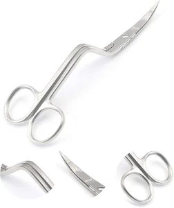 Tijeras grandes de doble curva de 6" - Suministros de bordado de acero inoxidable - Imagen 1 de 2