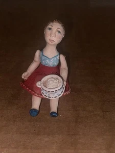 OOAK Dollhouse bambola artista in miniatura - Foto 1 di 8