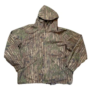Vintage 10X Gore-Tex Realtree Camo Hooded Hunting Jacket Mens Size XL Rainwear - Picture 1 of 13
