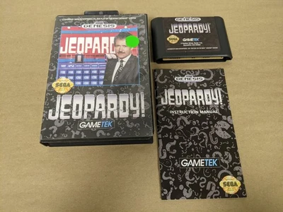 Jeopardy Sega Genesis Complete in Box - Image 1 of 4