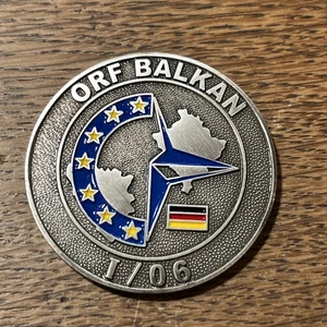 Orden Einsatz Coin Bundeswehr KFOR Balkan C549 - Bild 1 von 2