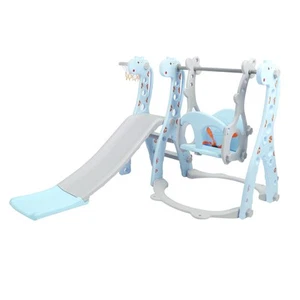 Toddler Climber Slide With Basketball Hoop For Kids Indoor Outdoor Play AD - Picture 1 of 22