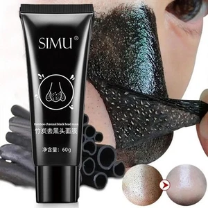 Aktivkohle Schwarz Gesichtsmaske Entfernen Schwarzköpfe Gesicht PeelOff Akne U5E0 - Bild 1 von 12