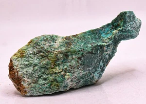 145g grün blau Chrysokoll mit Cuprit grober natürlicher Edelstein Mineral roh - Peru - Bild 1 von 6