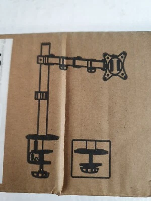 VonHaus Single Monitor Stand for 13-32" Screens, Adjustable Mount with Clamp - Image 1 of 3