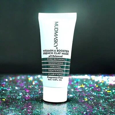 MUDMASKY Vitamin-A Booster French Clay Mask 0.5 fl oz New Without Box & Sealed - Image 1 of 4