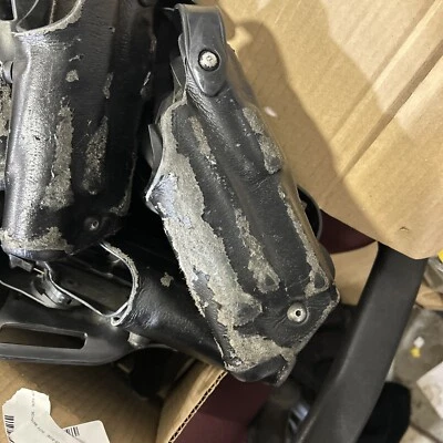 Safariland 6360  Glock 20 21 & 17 19 TLR X300 Duty Holster L3, Rough Leather RH - Image 1 of 4